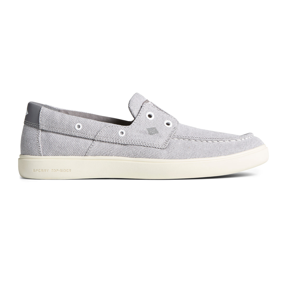 Outer Banks 2-Eye Washed men's sneaker in grey #colour_grey