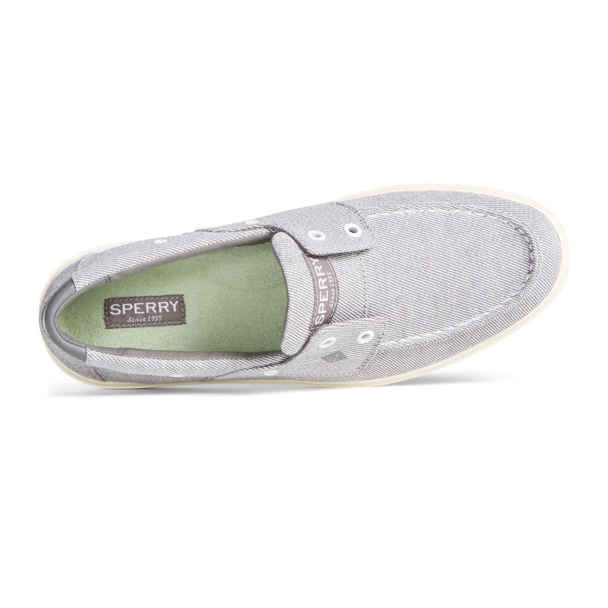 Outer Banks 2-Eye Washed men's sneaker in grey #colour_grey