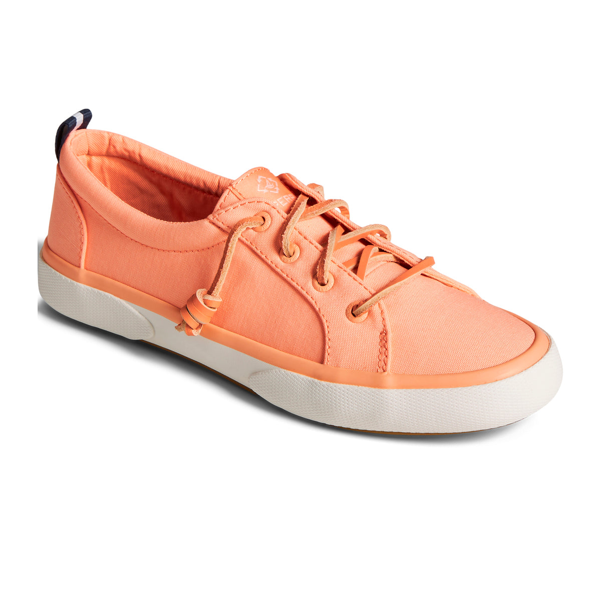 Pier Wave Leather women's sneaker in peach #colour_peach