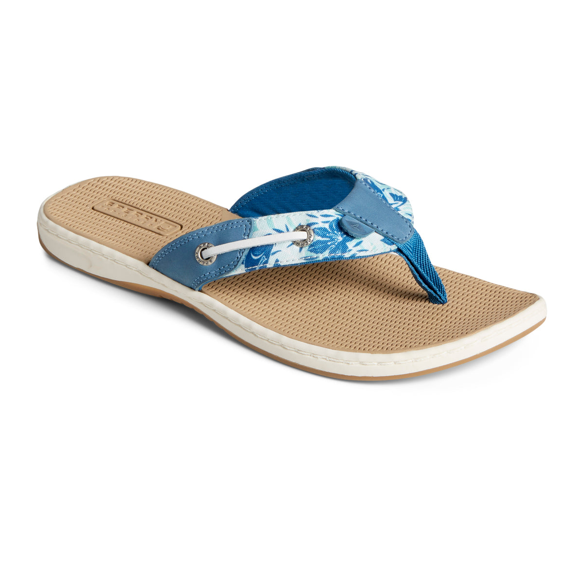 Seafish Barracuda women's sandal in blue multi #colour_blue-multi